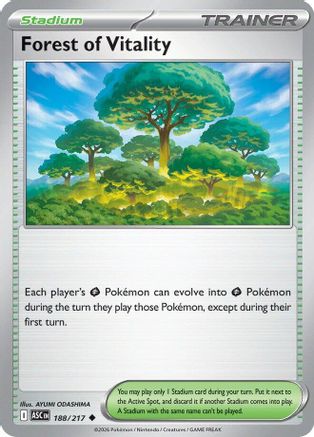 [PKM] Forest of Vitality 188  ME Ascended Heroes - Uncommon