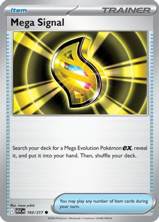 [PKM] Mega Signal 193  ME Ascended Heroes - Common