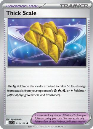 [PKM] Thick Scale 211  - Reverse Holofoil ME Ascended Heroes - Uncommon