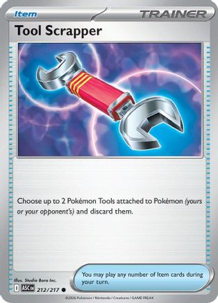 [PKM] Tool Scrapper 212  - Reverse Holofoil ME Ascended Heroes - Common