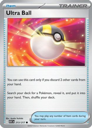 [PKM] Ultra Ball 213/217  ME Ascended Heroes - Common
