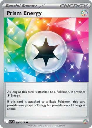 [PKM] Prism Energy 216  - Reverse Holofoil ME Ascended Heroes - Uncommon