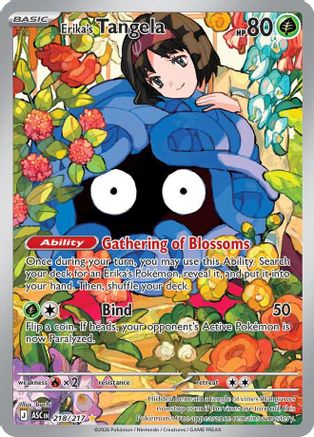 [PKM] Erika's Tangela 218/217  - Holofoil ME Ascended Heroes - Illustration Rare