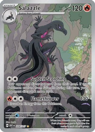 [PKM] Salazzle 224/217  - Holofoil ME Ascended Heroes - Illustration Rare