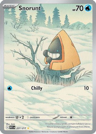 [PKM] Snorunt 227/217  - Holofoil ME Ascended Heroes - Illustration Rare