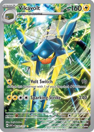 [PKM] Vikavolt 230/217  - Holofoil ME Ascended Heroes - Illustration Rare