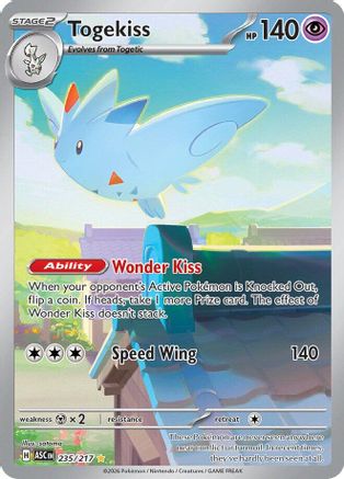 [PKM] Togekiss 235/217  - Holofoil ME Ascended Heroes - Illustration Rare