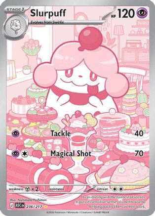 [PKM] Slurpuff 236/217  - Holofoil ME Ascended Heroes - Illustration Rare