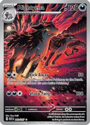 [PKM] Mightyena 243/217  - Holofoil ME Ascended Heroes - Illustration Rare