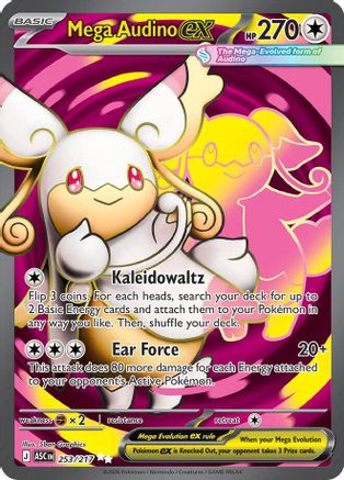 [PKM] Mega Audino ex 253/217  - Holofoil ME Ascended Heroes - Ultra Rare