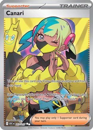 [PKM] Canari 257/217  - Holofoil ME Ascended Heroes - Ultra Rare