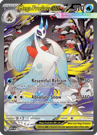 [PKM] Mega Froslass ex 275/217  - Holofoil ME Ascended Heroes - Special Illustration Rare