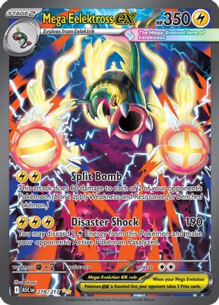 [PKM] Mega Eelektross ex 278/217  - Holofoil ME Ascended Heroes - Special Illustration Rare