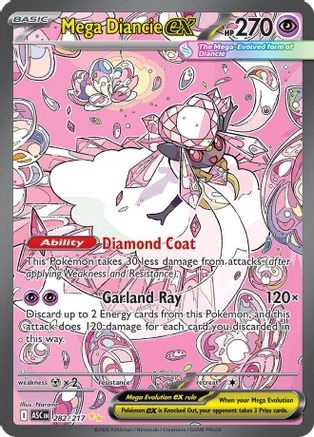 [PKM] Mega Diancie ex 282/217  - Holofoil ME Ascended Heroes - Special Illustration Rare