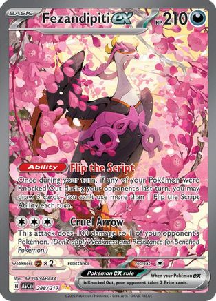 [PKM] Fezandipiti ex 288/217  - Holofoil ME Ascended Heroes - Special Illustration Rare