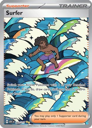 [PKM] Surfer 293/217  - Holofoil ME Ascended Heroes - Special Illustration Rare