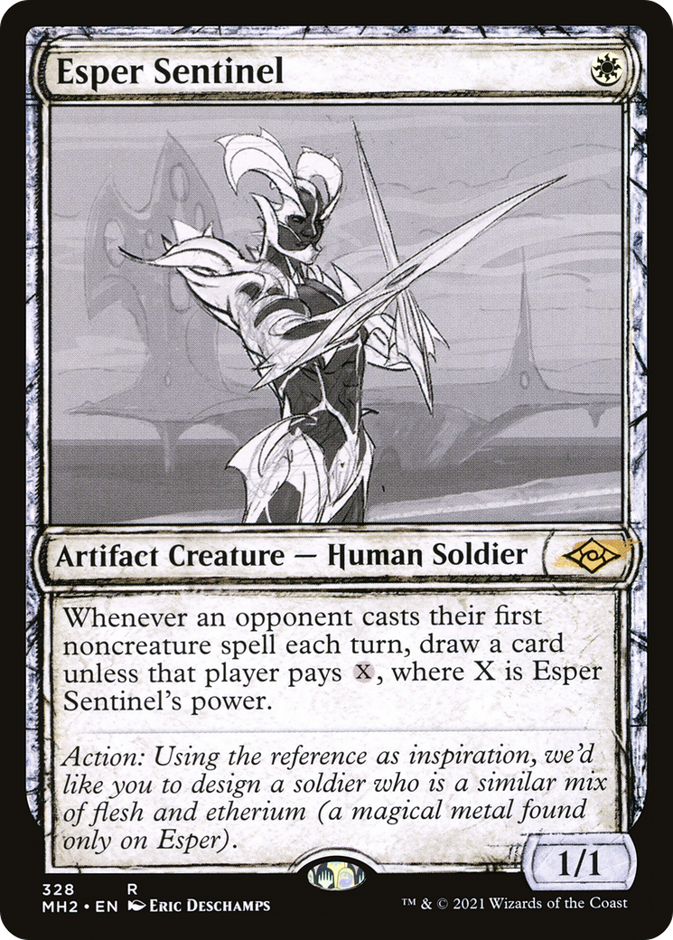 {R} Esper Sentinel (Sketch) [Modern Horizons 2][MH2 328]