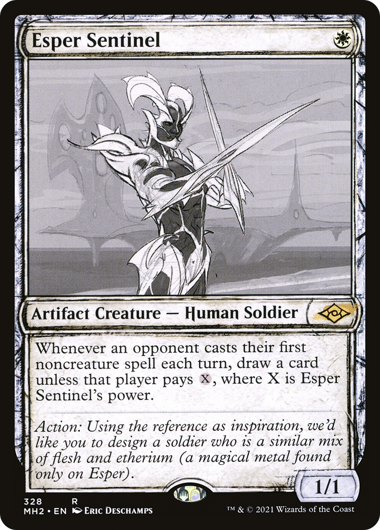 {R} Esper Sentinel (Showcase) (Foil): (Showcase) [Modern Horizons 2] [MH2 328]