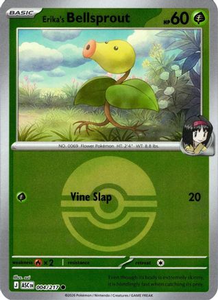 [PKM] Erika's Bellsprout (Poke Ball) 004  - Reverse Holofoil ME Ascended Heroes - Common