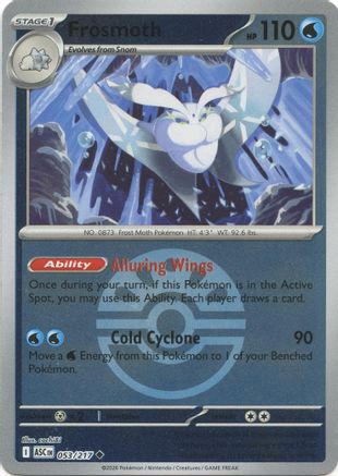 [PKM] Frosmoth (Friend Ball) 053  - Reverse Holofoil ME Ascended Heroes - Uncommon