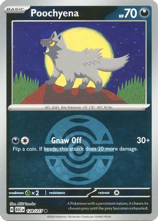 [PKM] Poochyena (Dusk Ball) 128  - Reverse Holofoil ME Ascended Heroes - Common