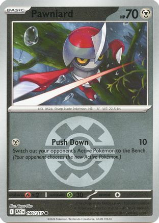 [PKM] Pawniard (Quick Ball) 146  - Reverse Holofoil ME Ascended Heroes - Common