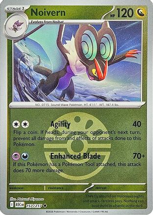 [PKM] Noivern (Friend Ball) 157  - Reverse Holofoil ME Ascended Heroes - Uncommon