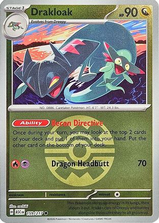 [PKM] Drakloak - 159/217 (Quick Ball) [ME: Ascended Heroes] Reverse Holofoil