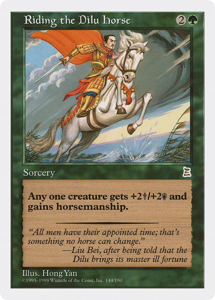 {R} Riding the Dilu Horse [Portal Three Kingdoms][PTK 144]