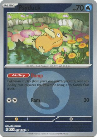 [PKM] Psyduck - 039/217 (Energy Symbol Pattern) [ME: Ascended Heroes] Reverse Holofoil