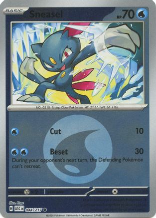 [PKM] Sneasel (Energy Symbol Pattern) 044  - Reverse Holofoil ME Ascended Heroes - Common