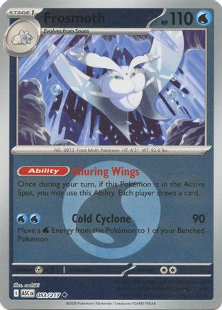 [PKM] Frosmoth (Energy Symbol Pattern) 053  - Reverse Holofoil ME Ascended Heroes - Uncommon