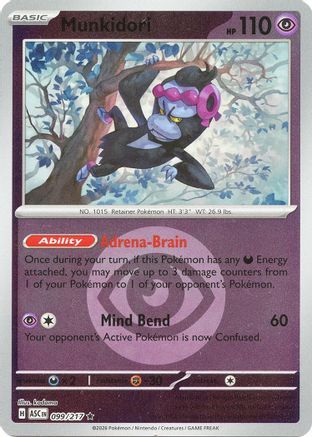 [PKM] Munkidori (Energy Symbol Pattern) 099  - Reverse Holofoil ME Ascended Heroes - Rare