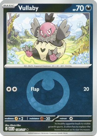 [PKM] Vullaby (Energy Symbol Pattern) 138  - Reverse Holofoil ME Ascended Heroes - Common