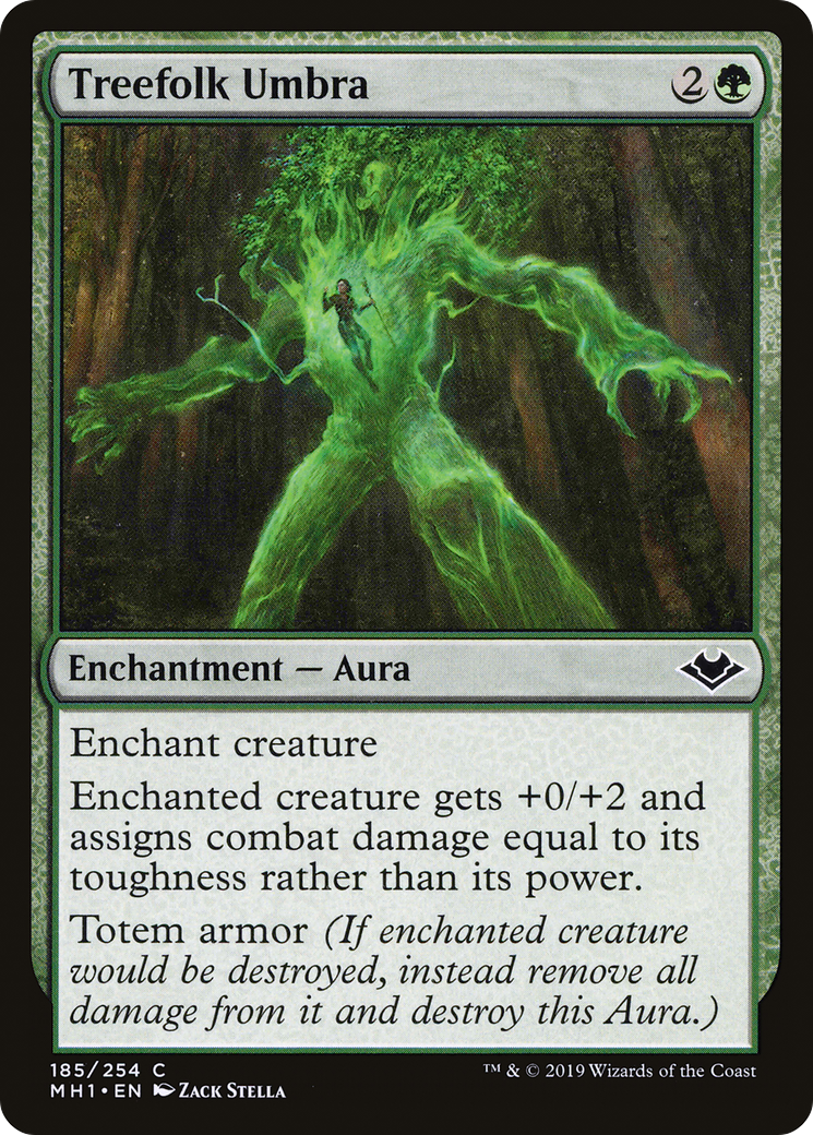 {C} Treefolk Umbra [Modern Horizons][MH1 185]
