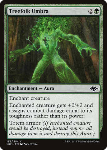 {C} Treefolk Umbra [Modern Horizons][MH1 185]