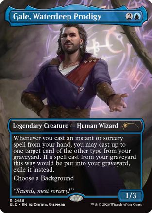 Gale, Waterdeep Prodigy [SLD 2488]  Foil