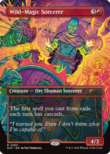{R} Wild-Magic Sorcerer (Foil) [SLD 2494]