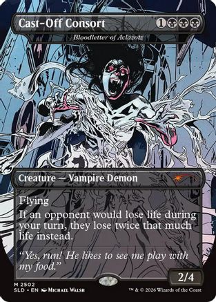 Cast-Off Consort - Bloodletter of Aclazotz [SLD 2502]  Foil