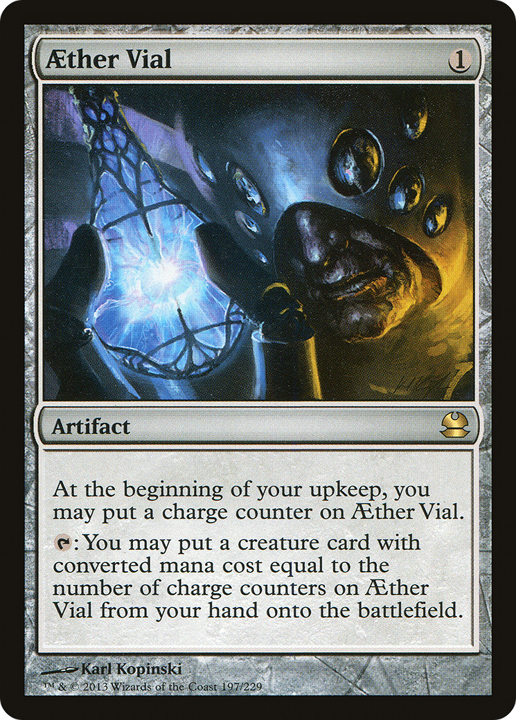 {R} Aether Vial [Modern Masters][MMA 197] - Misty Mountain Games