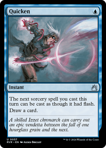 {C} Quicken [Ravnica Remastered][RVR 057]