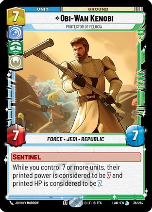 Obi-Wan Kenobi - Protector of Felucia (36/264) - A Lawless Time