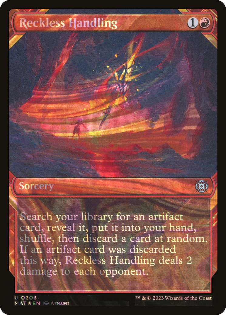 {C} Reckless Handling (Showcase Halo Foil) [March of the Machine: The Aftermath][MAT 203]