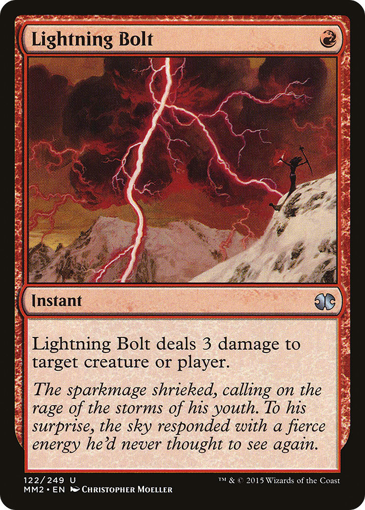 {C} Lightning Bolt [Modern Masters 2015][MM2 122]