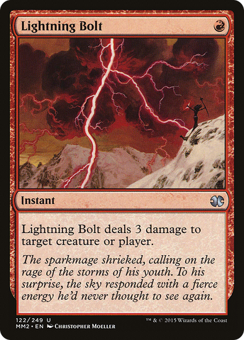 {C} Lightning Bolt [Modern Masters 2015][MM2 122]