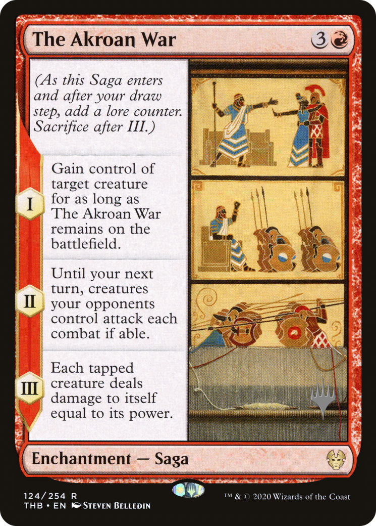 {R} The Akroan War (Promo Pack) [Theros Beyond Death Promos][PP THB 124]