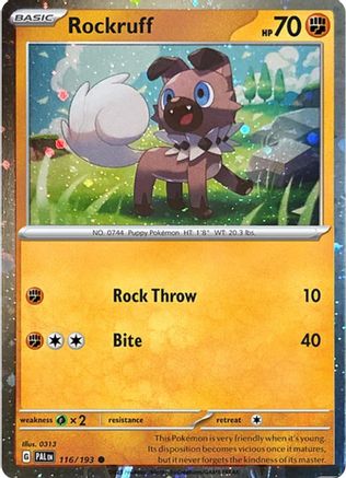 [PKM] Rockruff (Cosmos Holo) (116/193) Holofoil [Blister Exclusives]