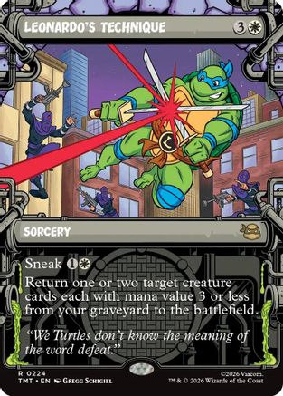 Leonardo's Technique (Showcase) [TMT 224]  Foil