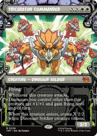 Triceraton Commander (Showcase) [TMT 226]