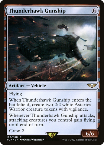 {R} Thunderhawk Gunship [Universes Beyond: Warhammer 40,000][40K 167]